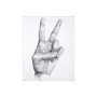 101754-S - Hand Signs II by Jennifer Paxton Parker a Hand Embellished Textured Canvas