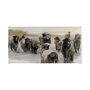 101768-L - Winter Sheeps II by Stellar Design Studio a Hand Embellished Textured Canvas