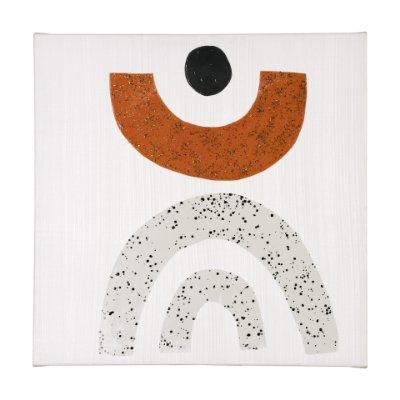 101801-S - Tota II by Victoria Borges a Hand Embellished Textured Canvas