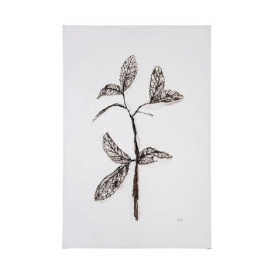 101831-L - Olive Branch II by Gabrielle Campbell a Hand Embellished Textured Canvas