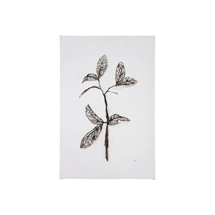 Olive Branch II by Gabrielle Campbell a Hand Embellished Textured Canvas