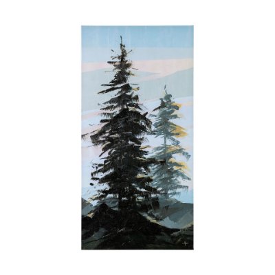 101834-L - Guardian I by Jonathan Klassen a Hand Embellished Textured Canvas