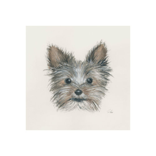 101775-S - Eddie (Yorkie 1) by Mercana Studio a Hand Embellished Textured Canvas