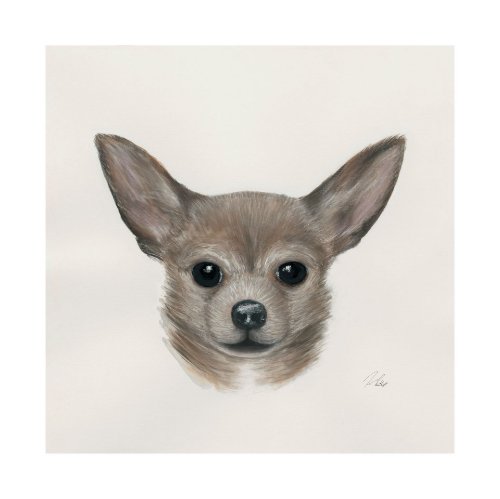 101776-L - Eddie (Yorkie 1) by Mercana Studio a Hand Embellished Textured Canvas