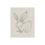 101789-S - Geo Bunny by Mercana Studio a Hand Embellished Textured Canvas