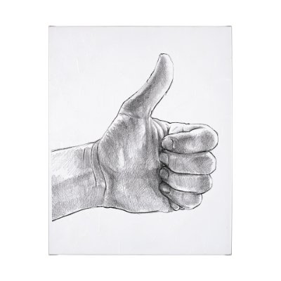 101753-L - Hand Signs I by Jennifer Paxton Parker a Hand Embellished Textured Canvas