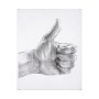 101753-L - Hand Signs I by Jennifer Paxton Parker a Hand Embellished Textured Canvas