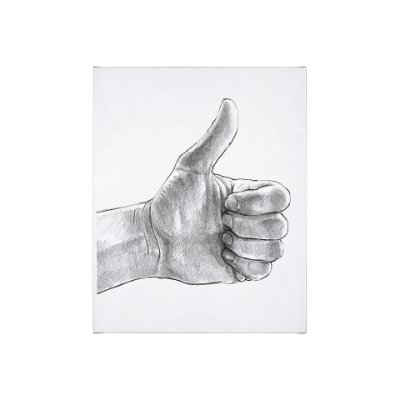101753-S - Hand Signs I by Jennifer Paxton Parker a Hand Embellished Textured Canvas