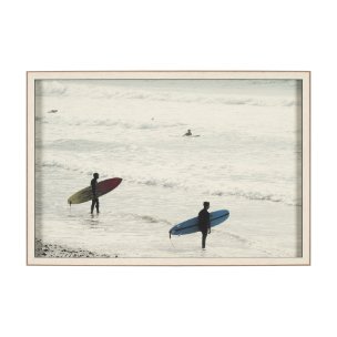 Serene Surf by Urban Octopus a Framed Photo Art Print Matted under Glass