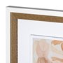 13319 - Posture by Mercana Studio a Hand Embellished Textured Framed Art Print Matted under Glass
