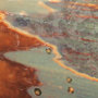 13320 - Lido by Alicia Bock a Hand Embellished Textured Framed Photo Art Print Matted under Glass