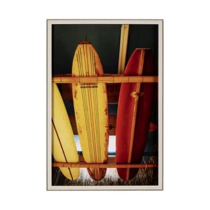 Surfshop by Urban Octopus a Framed Photo Art Print Matted under Glass