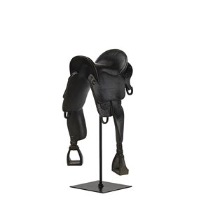 Colt III 8L x 9W Black Equestrian-Inspired English Horse Saddle