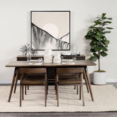 68852 - Nicholas I Onyx Brown Solid Wood Dining Chair