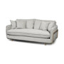 68712 - Roy I 84" Frost Gray Upholstered Three Seater Sofa 