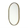 68733 - Sylvia I 24L x 35H Oval Gold Metal Frame Wall Mirror