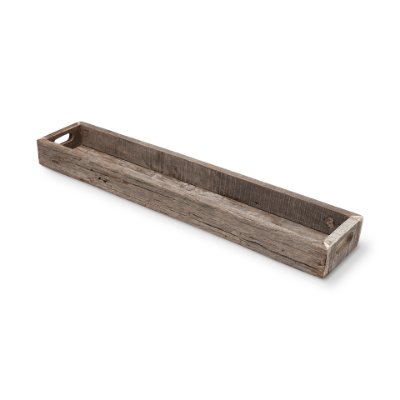 68859 - Vernon (Large) 36L x 7W Brown Reclaimed Wood Tray