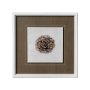 12643 - Unknown by Marie a Hand Embellished Textured Framed Art Print Matted under Glass