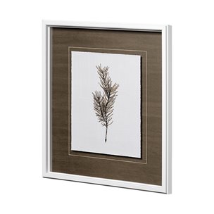 Unknown by Marie a Hand Embellished Textured Framed Art Print Matted under Glass
