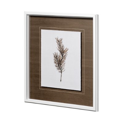 12642 - Unknown by Marie a Hand Embellished Textured Framed Art Print Matted under Glass
