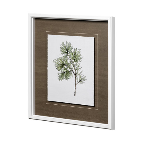 12641 - Unknown by Marie a Hand Embellished Textured Framed Art Print Matted under Glass