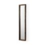 69155 - Gervaise 12L x 2W x 59H Brown Wood Frame Rectangular Wall Mirror