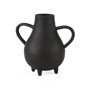 69159 - Cyrus Black Two handled Vase Decorative Object 