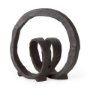 69169 - Stanislaw II Black Metal Infinite Ribbon Sculpture