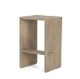 69192 - Aida 26" Seat Height Light Gray Wood Counter Stool