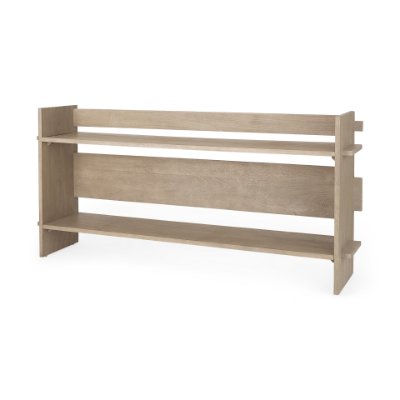 69197 - Aida Light Gray Wood Console Table 