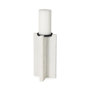 69219 - Sophia 5.5"L x 3.5"W x 10.5"H Marble Candle Holder Large