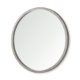 69236 - Gambit 46" Round Gray Wash Wood Frame Wall Mirror