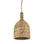 69244 - Campanile 16.0L x 16.0W x 27.0H Brown Whicker Pendant Light