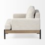 68755 - Colburne I Beige Fabric W/ Wood and Iron Frame Accent Chair 