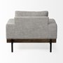 68757 - Colburne I Gray Fabric W/ Wood and Iron Frame Accent Chair 