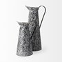 68788 - Colette Large Black/White Patterned Vase