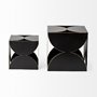 68803 - Darren (Large) 8L x 8W Black Metal Decorative Cube