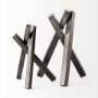68805 - Bastian (Large) 9L x 8W Black Metal Abstract Object