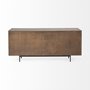 68846 - Grace 70Wx18.5Lx31.25H Two-Tone Brown Solid Wood 6 Drawer Sideboard