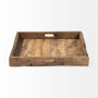 68861 - Carson (Small) 24L x 24W Brown Reclaimed Wood Tray