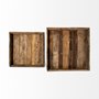 68862 - Carson (Large) 30L x 30W Brown Reclaimed Wood Tray