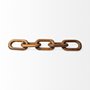 68893 - Alix 29L x 5W Brown Wooden Hand-Made 5 Link Chain
