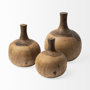 68895 - Afra Medium Solid Wood Vase Shaped Decorative Object 
