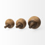 68895 - Afra Medium Solid Wood Vase Shaped Decorative Object 