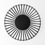 68948 - Emilio Set of 2 Black Metal Slated Bowls 