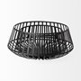 68948 - Emilio Set of 2 Black Metal Slated Bowls 