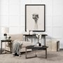 69055 - Zahavi I 20" Grey-toned hair-on-hide ottoman
