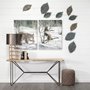 44250 - Brattea 16H Large Metal Leaf Wall Art