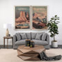13499 - California Go USA (XL) by Mercana Studio a Hand Embellished Decograph Framed Art Print under Glass