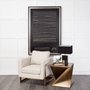 67095 - Zelda 20L x 20W Gold Metal-Cladded Z-Shaped Wooden Accent Table 